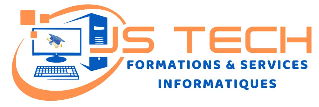Logo JS TECH, partenaire numérique de RAMS Basketball Academy